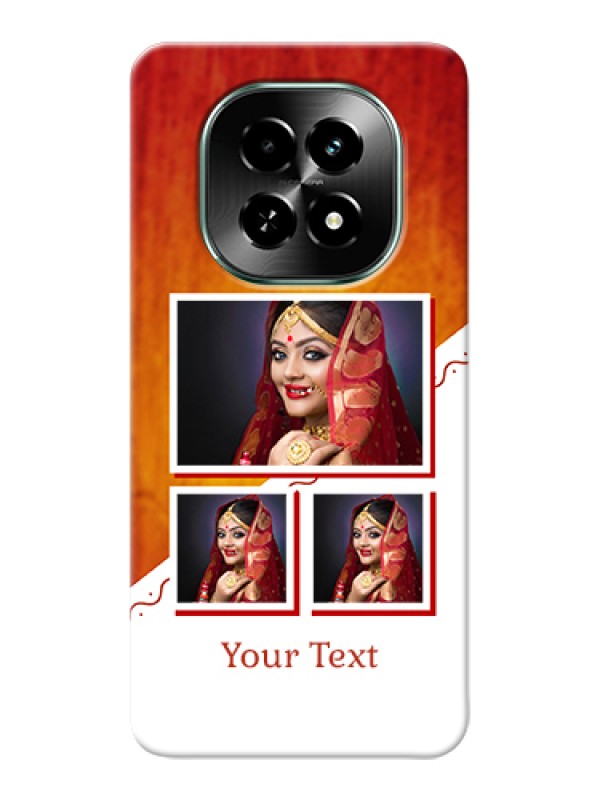 Custom Realme C63 5G Custom Hard Phone Case - Wedding Memories Design