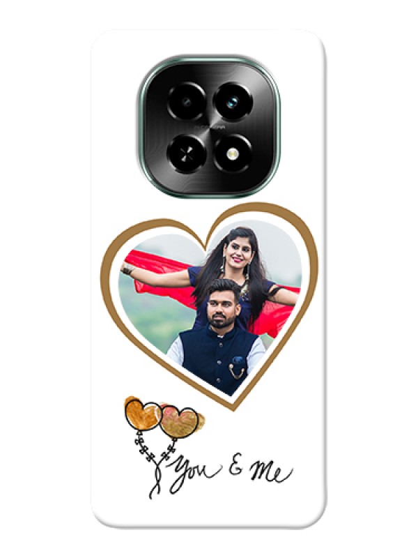 Custom Realme C63 5G Custom Hard Phone Case - You & Me Design