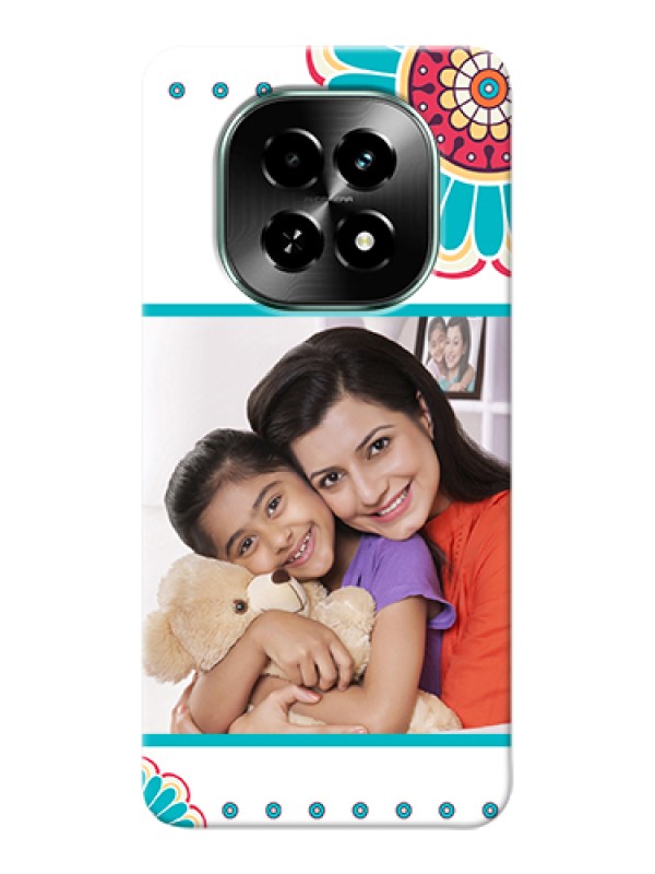 Custom Realme C63 5G Custom Hard Phone Case - Flower Design