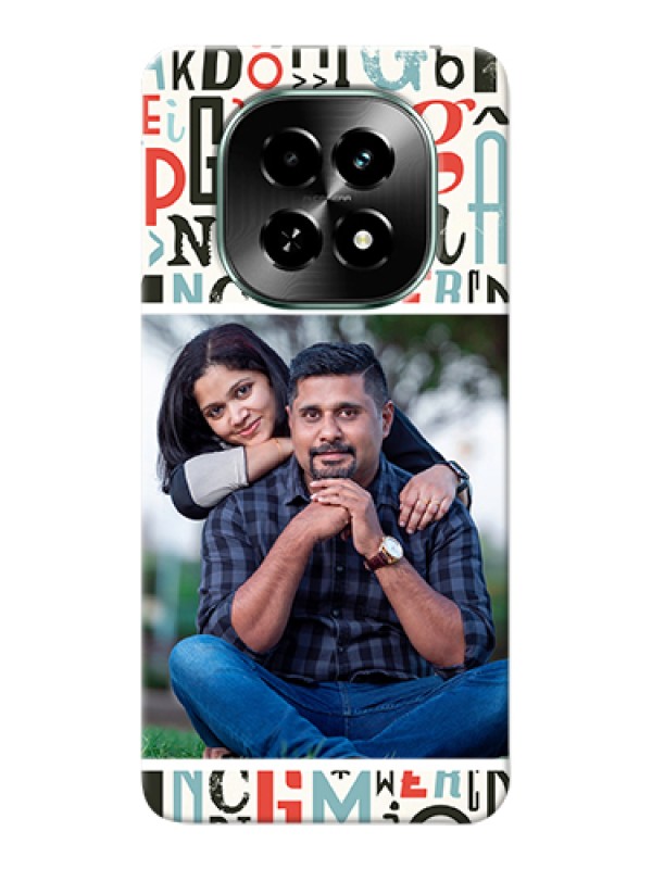 Custom Realme C63 5G Custom Hard Phone Case - Alphabet Design