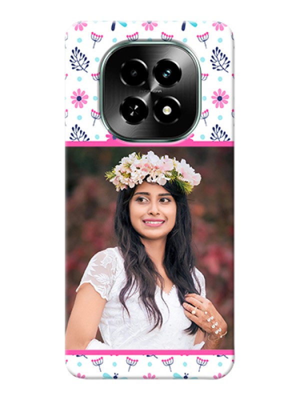 Custom Realme C63 5G Custom Hard Phone Case - Colorful Flower Design