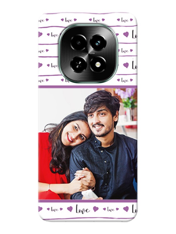 Custom Realme C63 5G Custom Hard Phone Case - Couples Heart Design