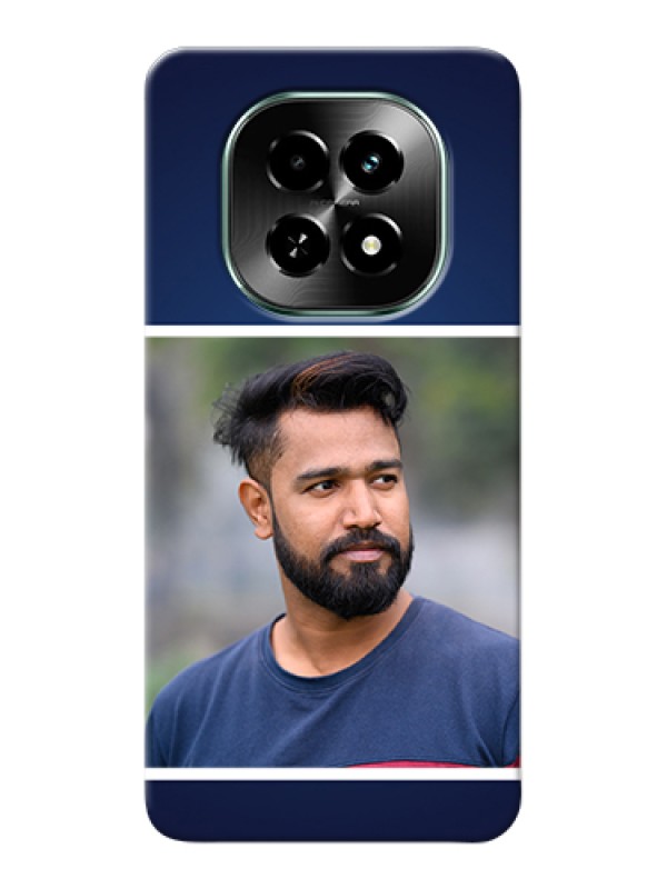 Custom Realme C63 5G Custom Hard Phone Case - Simple Royal Blue Design