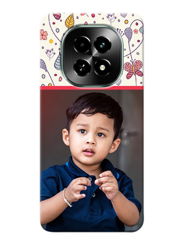 Custom Realme C63 5G Custom Hard Phone Case - Premium Floral Design