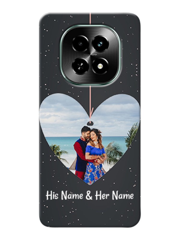 Custom Realme C63 5G Custom Hard Phone Case - Hanging Heart Design