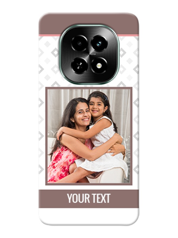 Custom Realme C63 5G Custom Hard Phone Case - Simple Diamond Design