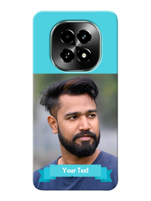 Custom Realme C63 5G Custom Hard Phone Case - Blue Color Design