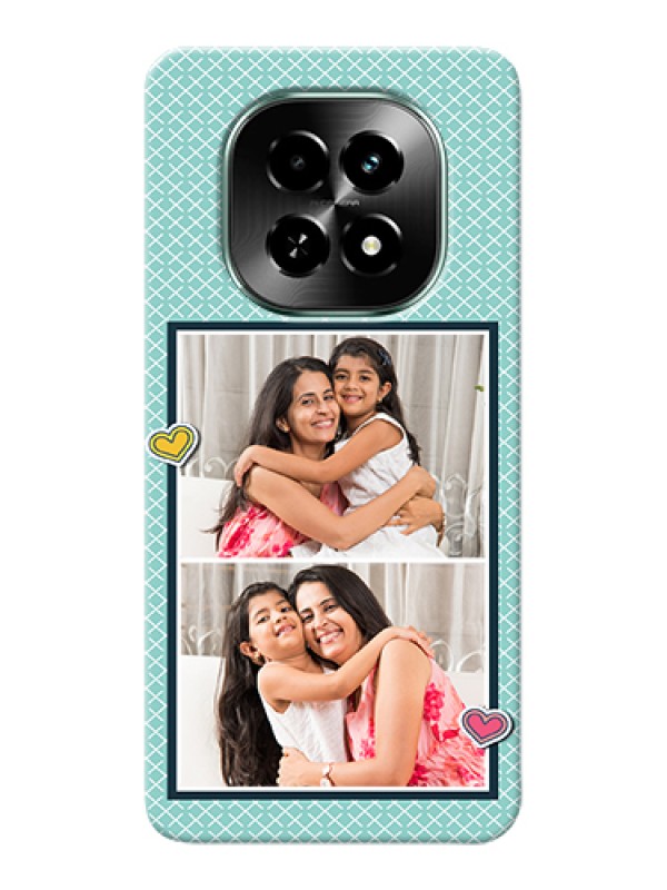 Custom Realme C63 5G Custom Hard Phone Case - 2 Image Holder With Pattern Design