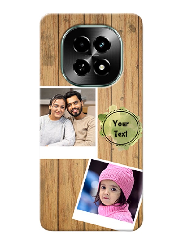 Custom Realme C63 5G Custom Hard Phone Case - Wooden Texture Design