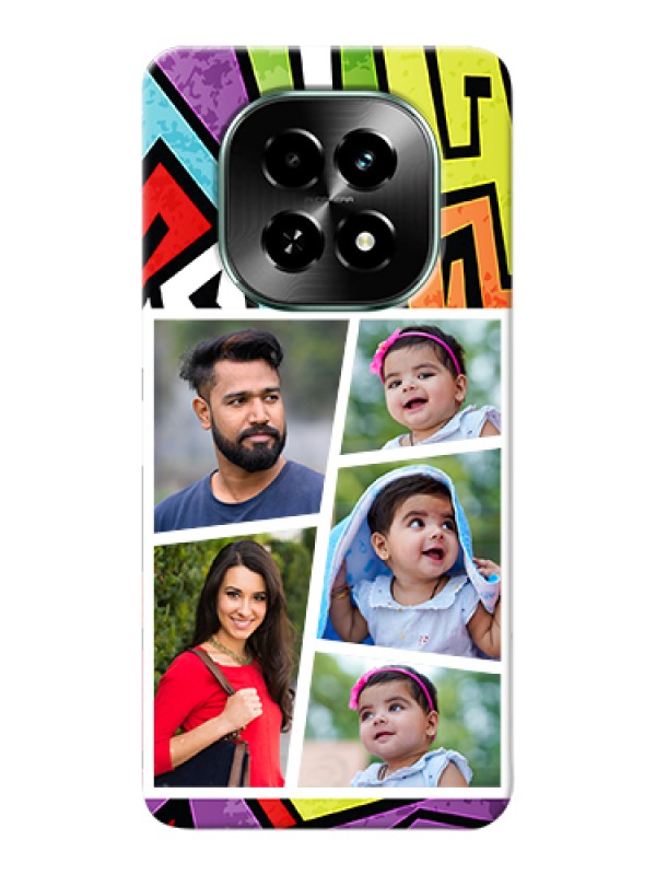 Custom Realme C63 5G Custom Hard Phone Case - Graffiti Pattern Design