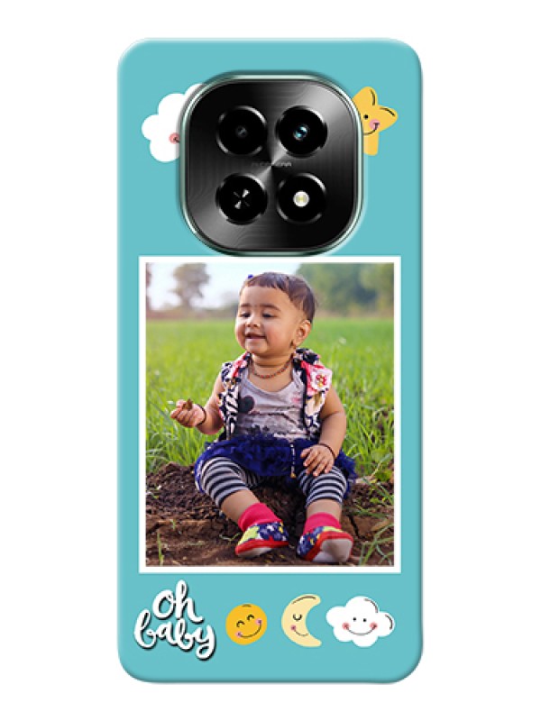 Custom Realme C63 5G Custom Hard Phone Case - Smiley Kids Stars Design