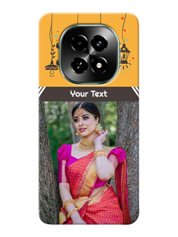 Custom Realme C63 5G Custom Hard Phone Case - With Family Picture And Icons