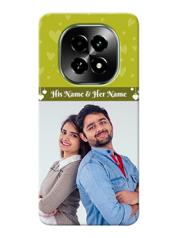 Custom Realme C63 5G Custom Hard Phone Case - You & Me Heart Design