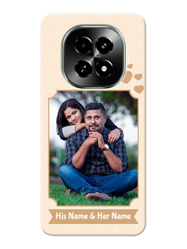 Custom Realme C63 5G Custom Hard Phone Case - With Confetti Love Design