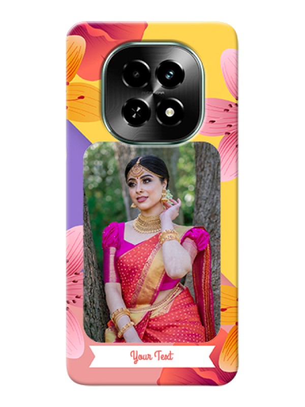 Custom Realme C63 5G Custom Hard Phone Case - 3 Image With Vintage Floral Design