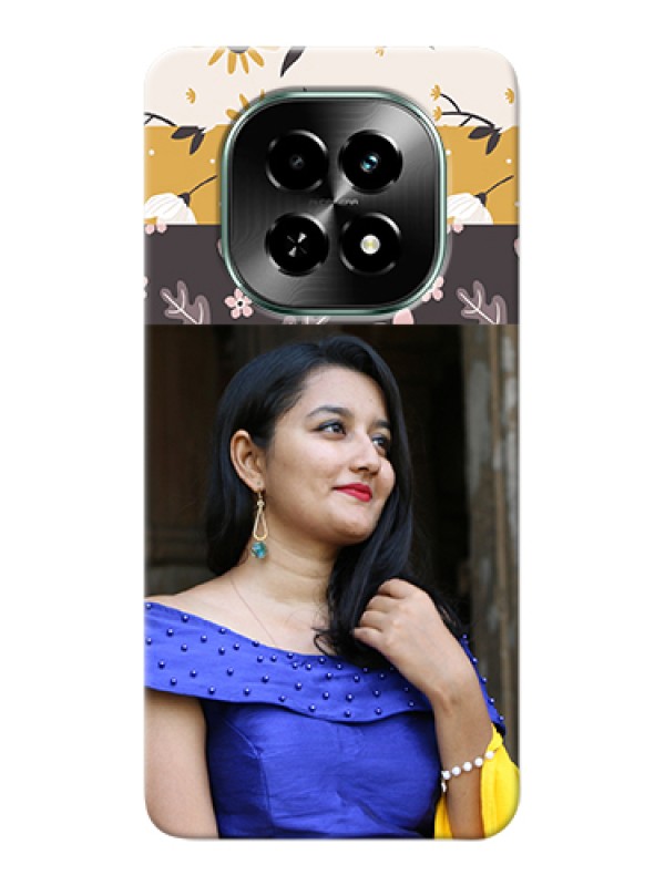 Custom Realme C63 5G Custom Hard Phone Case - Stylish Floral Design