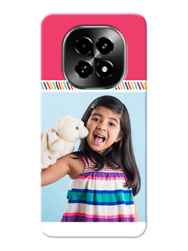 Custom Realme C63 5G Custom Hard Phone Case - Line Art Design