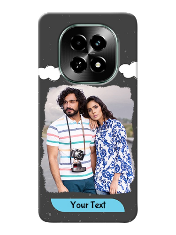 Custom Realme C63 5G Custom Hard Phone Case - Splashes With Love Doodles Design