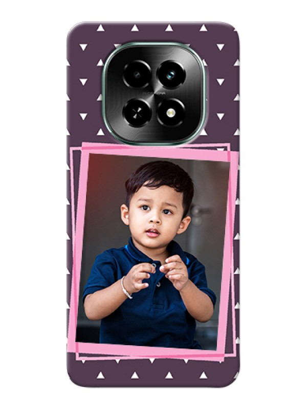 Custom Realme C63 5G Custom Hard Phone Case - Triangle Pattern Dotted Design