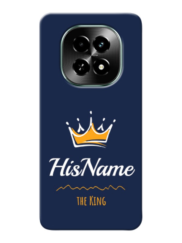 Custom Realme C63 5G Custom Hard Phone Case - King With Name Design