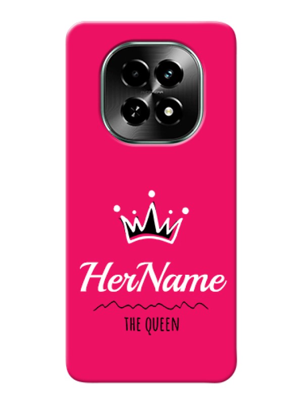 Custom Realme C63 5G Custom Hard Phone Case - Queen With Name Design