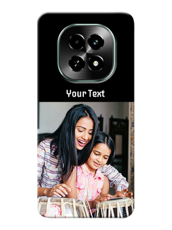 Custom Realme C63 5G Custom Hard Phone Case - Photo With Name Design