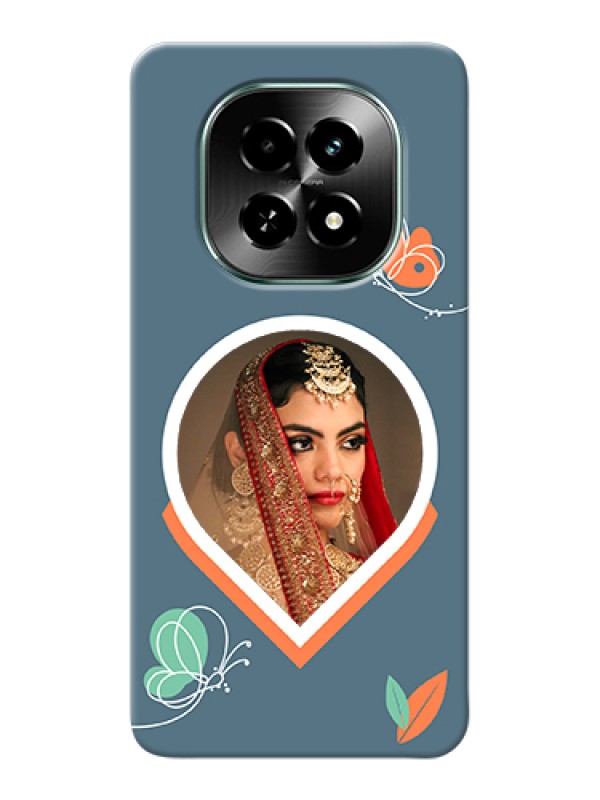 Custom Realme C63 5G Custom Hard Phone Case - Droplet Butterflies Design