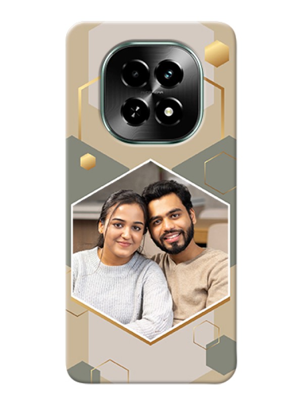 Custom Realme C63 5G Custom Hard Phone Case - Stylish Hexagon Pattern Design
