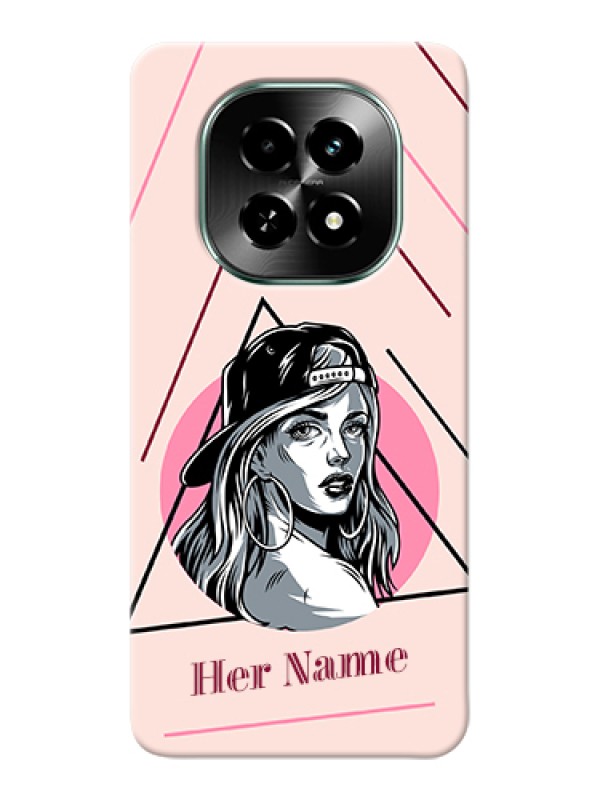 Custom Realme C63 5G Custom Hard Phone Case - Rockstar Girl Design