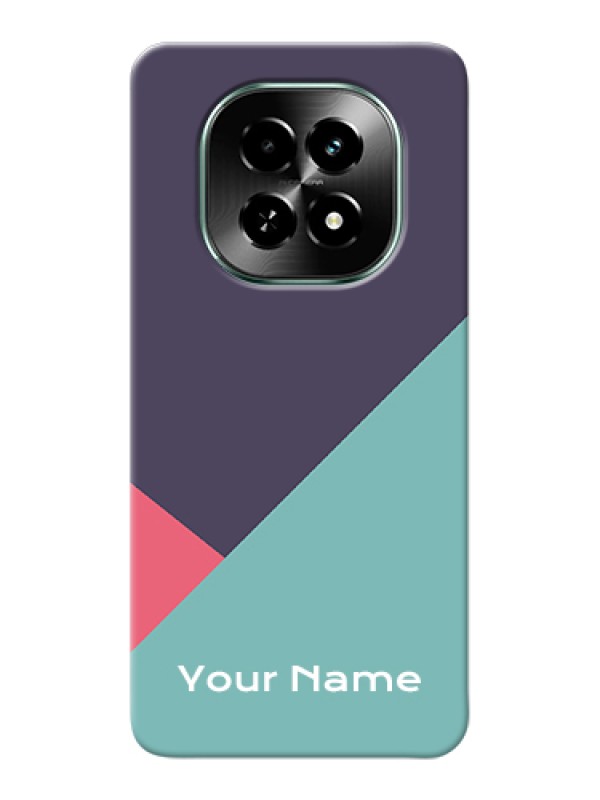 Custom Realme C63 5G Custom Hard Phone Case - Tri Color Abstract Design