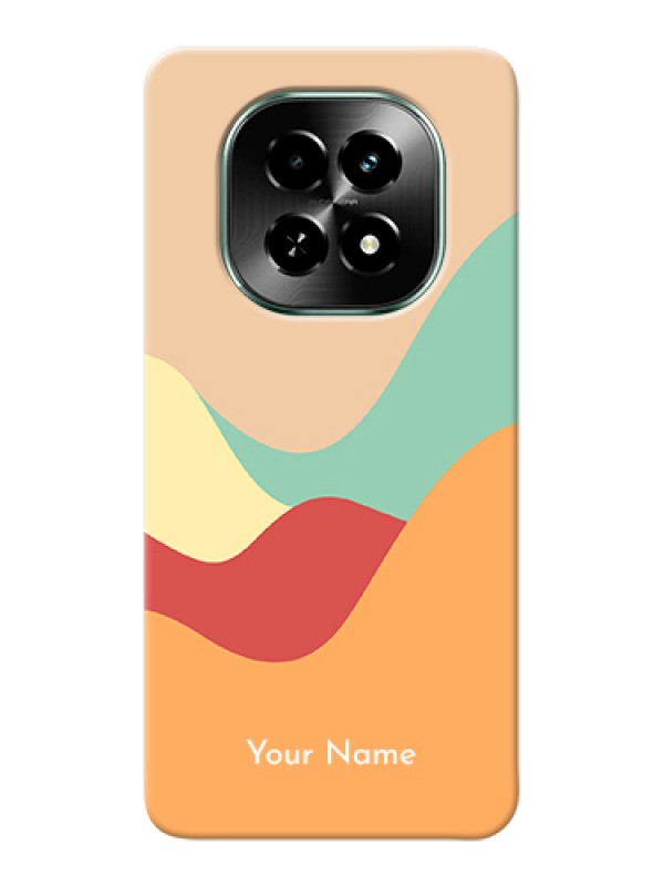 Custom Realme C63 5G Custom Hard Phone Case - Ocean Waves Multi - Colour Design