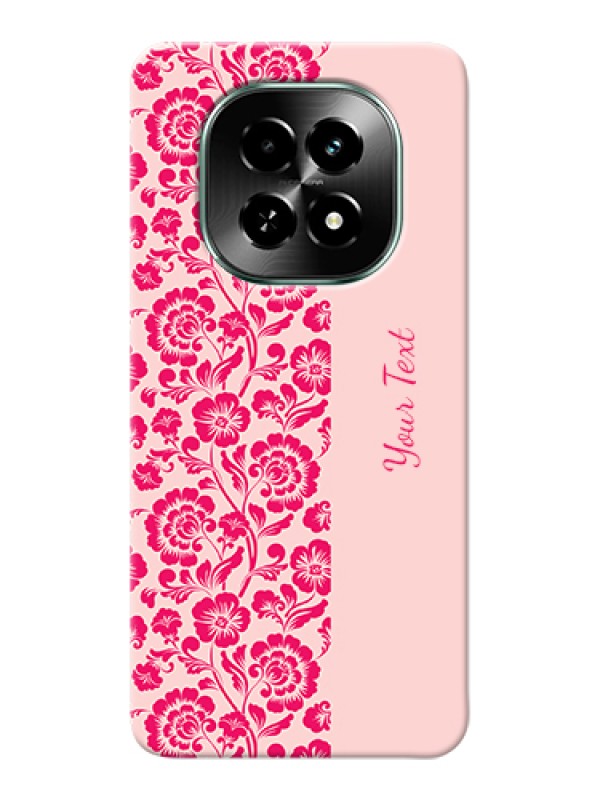 Custom Realme C63 5G Custom Hard Phone Case - Attractive Floral Pattern Design