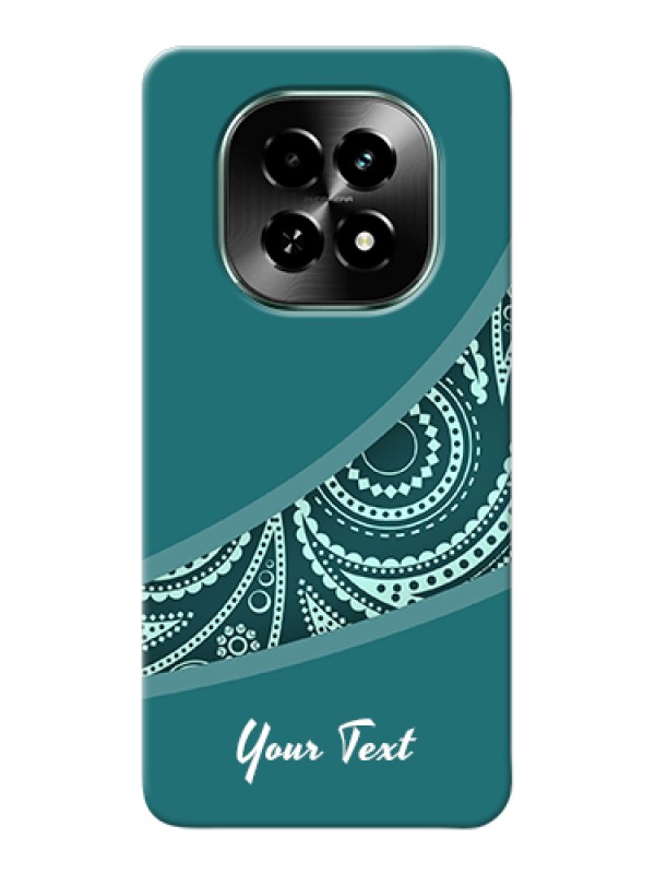 Custom Realme C63 5G Custom Hard Phone Case - Semi Visible Floral Design