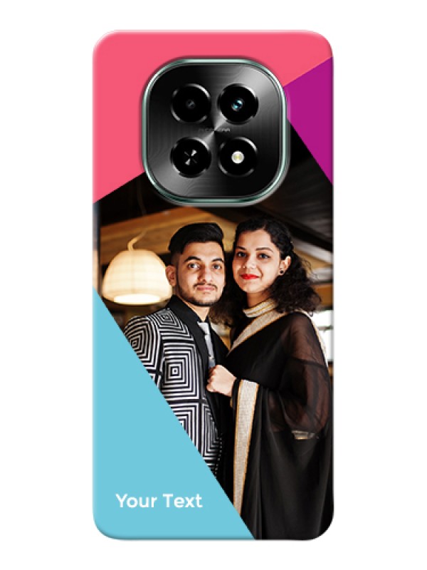 Custom Realme C63 5G Custom Hard Phone Case - Stacked Triple Colour Design