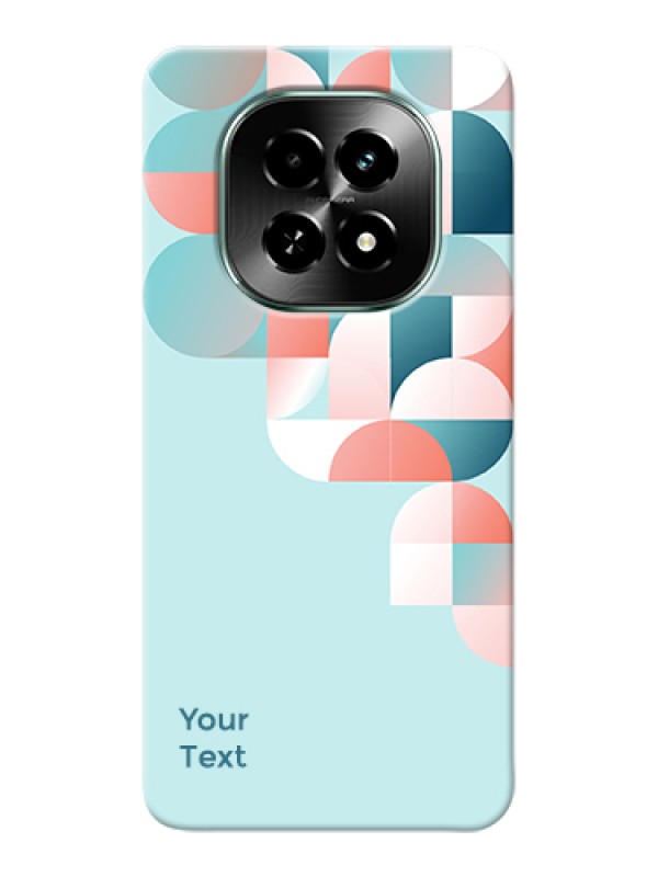 Custom Realme C63 5G Custom Hard Phone Case - Stylish Semi - Circle Pattern Design