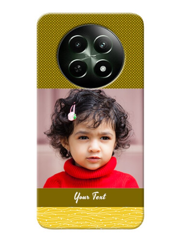 Custom Realme C65 5G custom mobile back covers: Simple Green Color Design