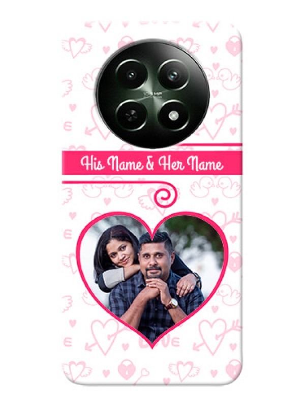 Custom Realme C65 5G Personalized Phone Cases: Heart Shape Love Design