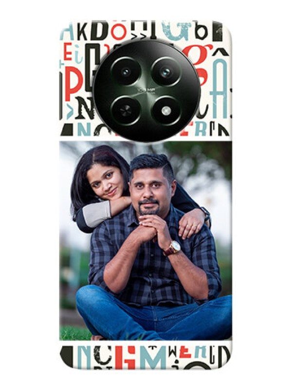 Custom Realme C65 5G custom mobile phone covers: Alphabet Design