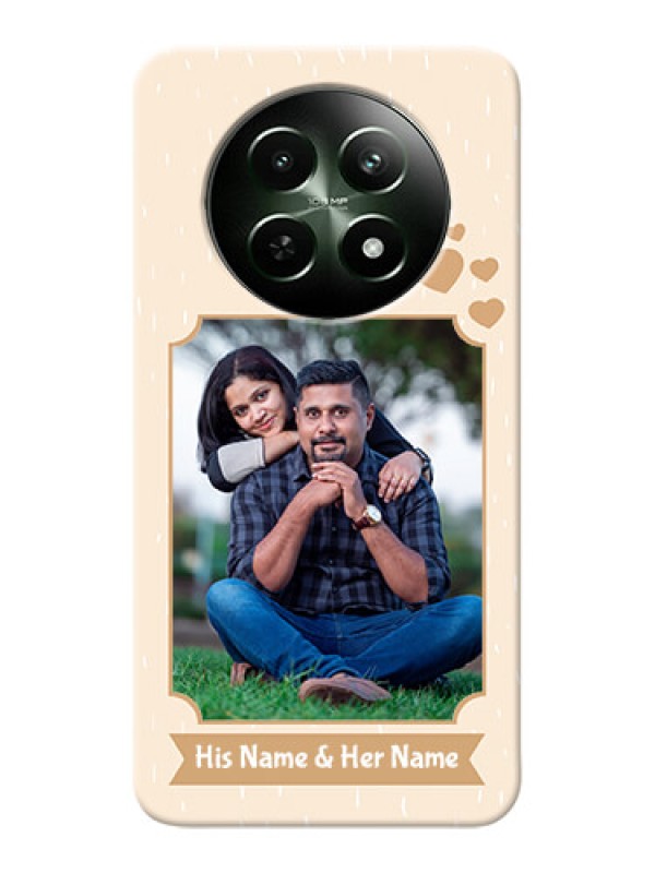 Custom Realme C65 5G mobile phone cases with confetti love design