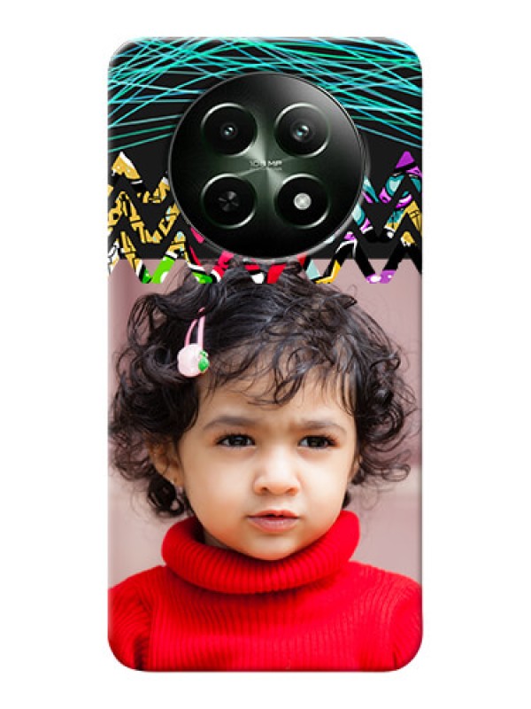 Custom Realme C65 5G personalized phone covers: Neon Abstract Design