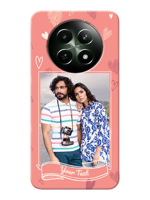 Custom Realme C65 5G custom mobile phone cases: love doodle art Design