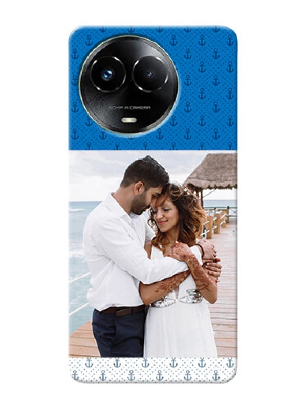 Custom Realme C67 5G Mobile Phone Covers: Blue Anchors Design