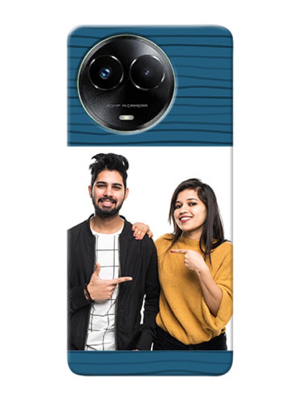 Custom Realme C67 5G Custom Phone Cases: Blue Pattern Cover Design