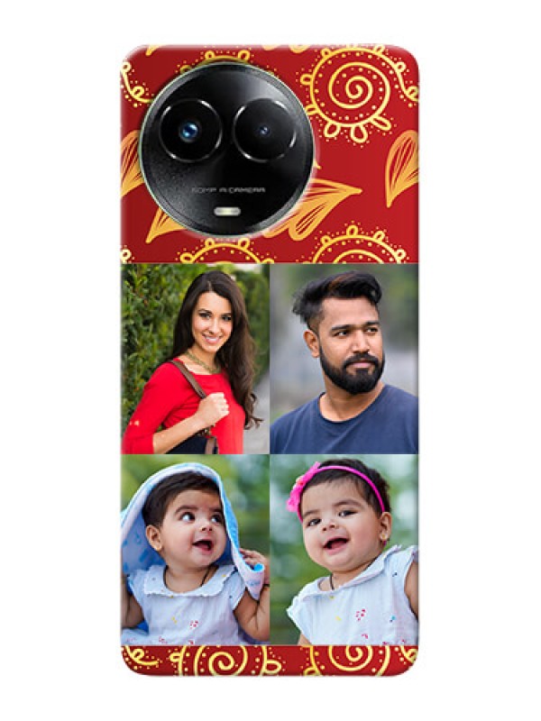 Custom Realme C67 5G Mobile Phone Cases: 4 Image Traditional Design