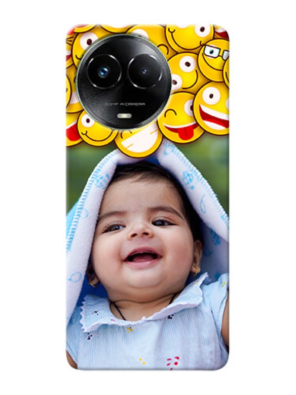 Custom Realme C67 5G Custom Phone Cases with Smiley Emoji Design