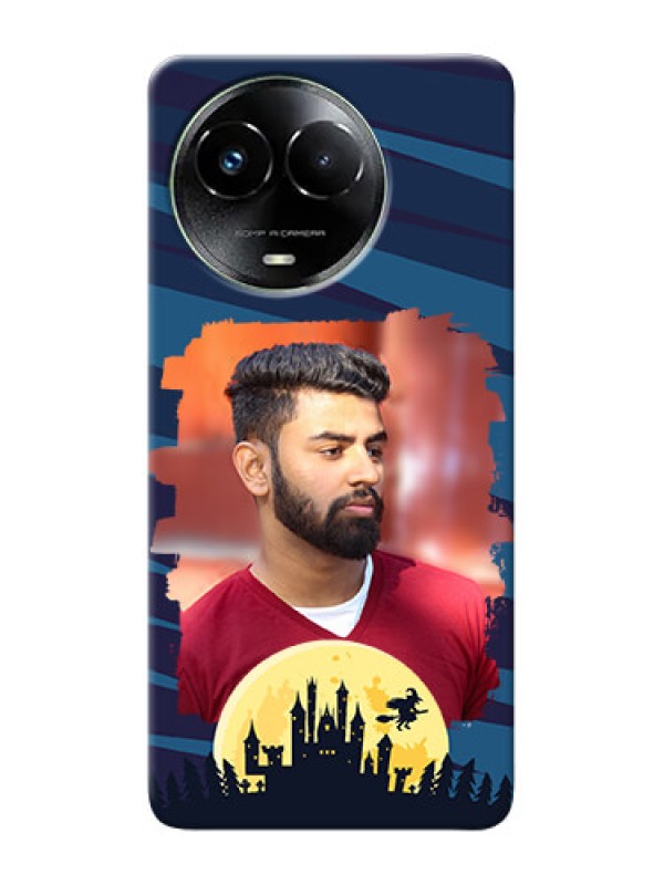 Custom Realme C67 5G Back Covers: Halloween Witch Design