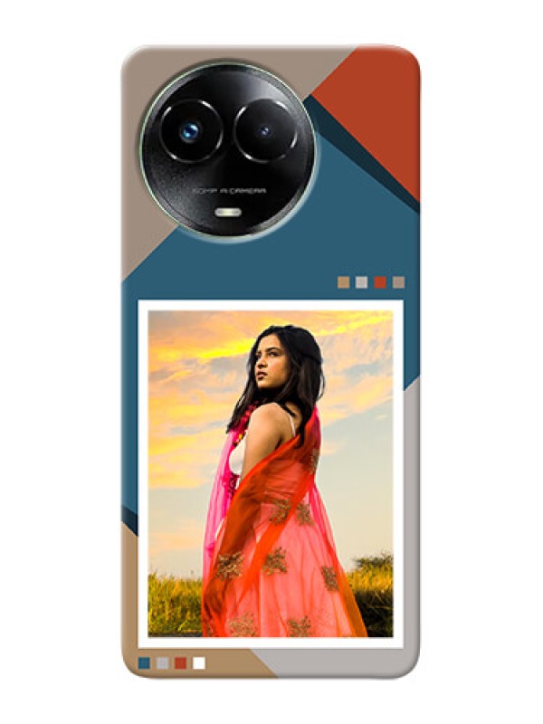 Custom Realme C67 5G Personalized Phone Case with Retro color pallet Design