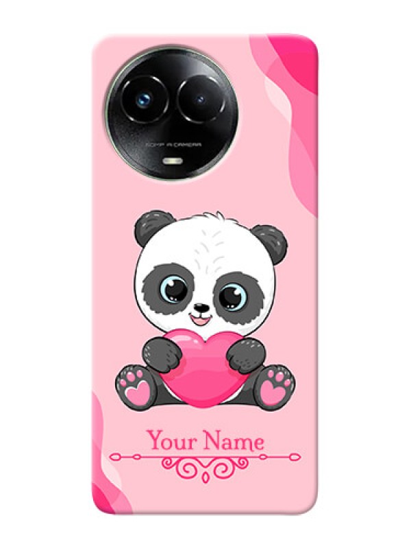 Custom Realme C67 5G Custom Mobile Case with Cute Panda Design