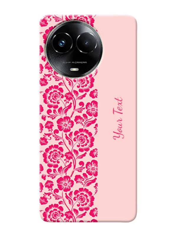 Custom Realme C67 5G Custom Phone Case with Attractive Floral Pattern Design