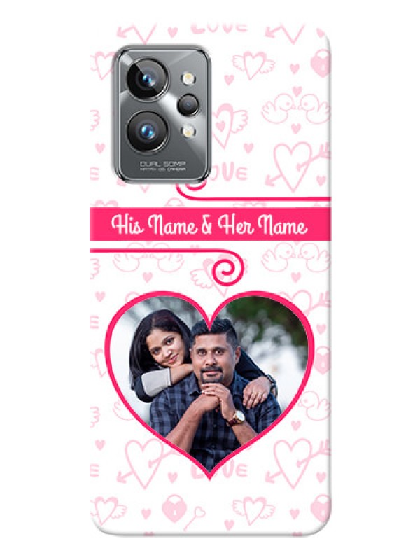 Custom Realme GT 2 Pro 5G Personalized Phone Cases: Heart Shape Love Design